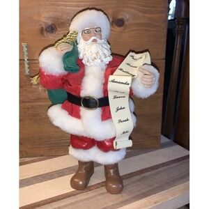 Clothique Possible Dreams 4209 Santa's A List Christmas Figurine 9"‎